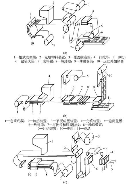 泡罩包装机的模型